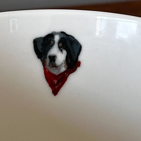 PPD Martha Collins Noah Dog Mug Camper Trailer Christmas Holiday New Bone China - Picture 3 of 14